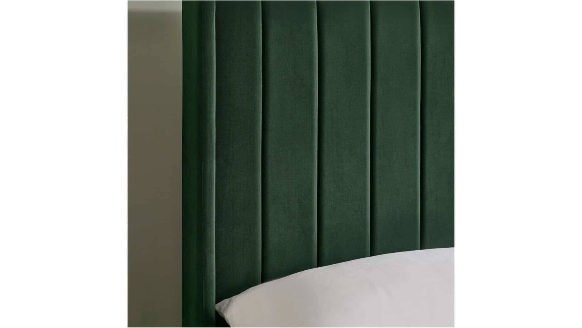 Leigha 5ft Bedframe - Green Velvet - Image 2