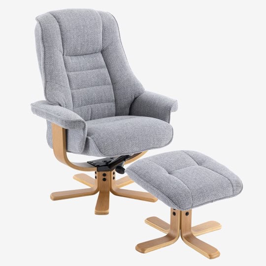 Leyton Swivel Recliner – Chacha Dove