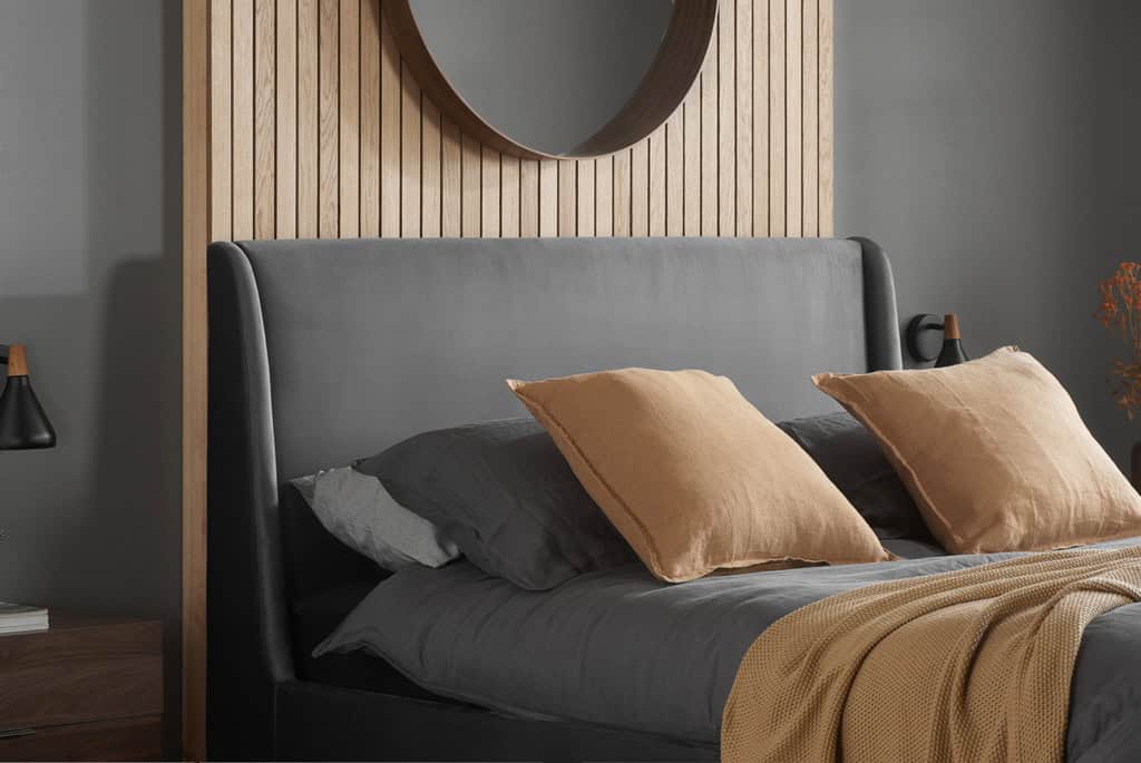 Lincoln 5ft Bedframe - Grey - Image 2