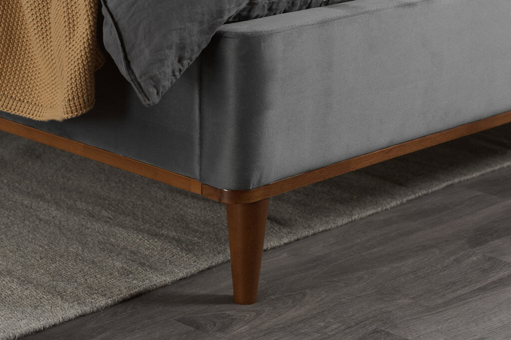 Lincoln 5ft Bedframe - Grey - Image 3