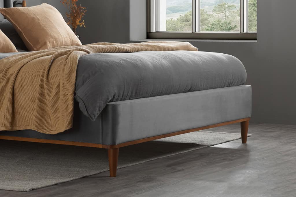 Lincoln 5ft Bedframe - Grey - Image 5
