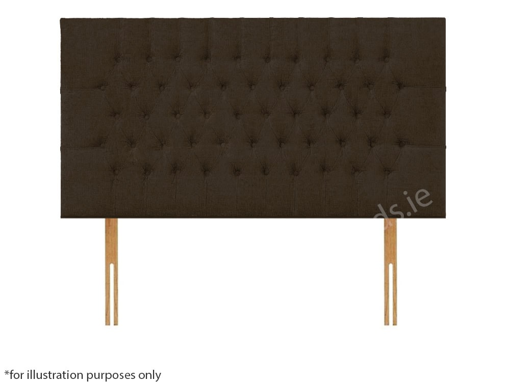 Apollo 4ft6 Lincoln Headboard – Azzure Brown