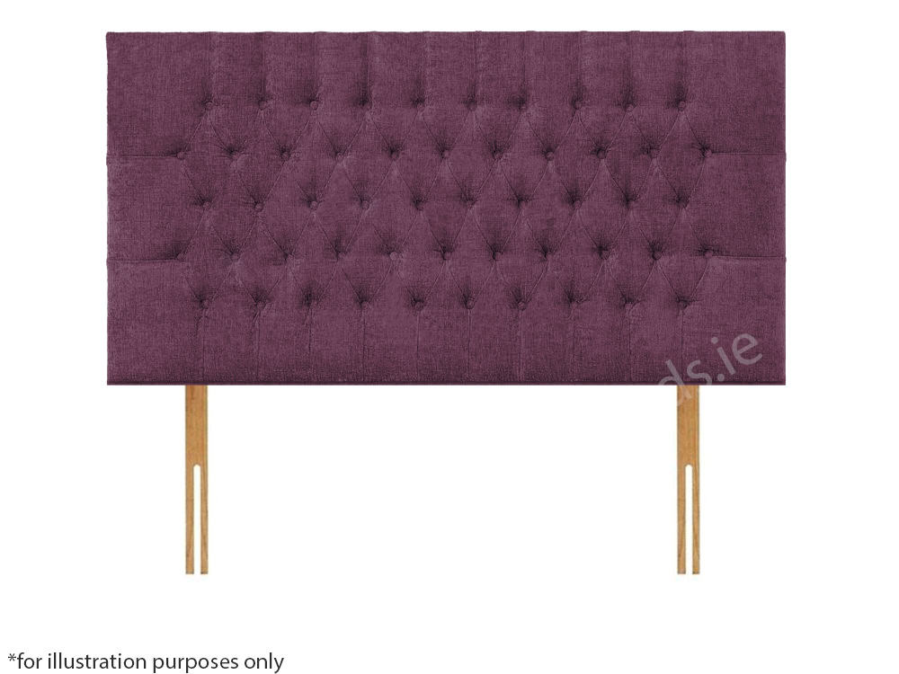 Apollo 5ft Lincoln Headboard – Azzure Purple