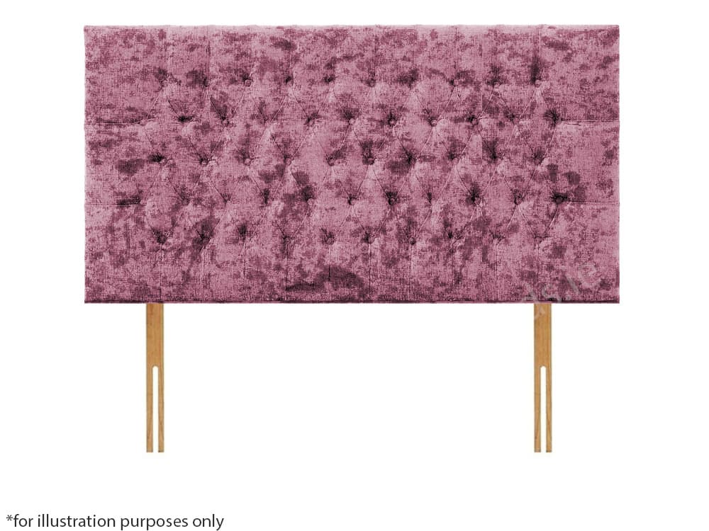 Apollo 5ft Lincoln Headboard – Glitz Pink