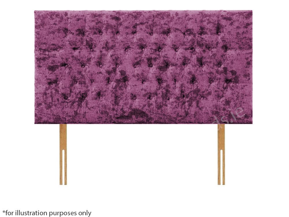 Apollo 5ft Lincoln Headboard – Glitz Purple