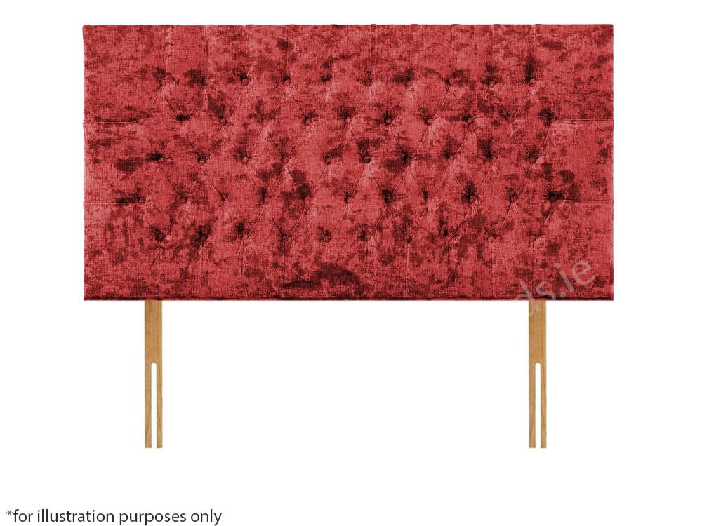 Apollo 5ft Lincoln Headboard – Glitz Red
