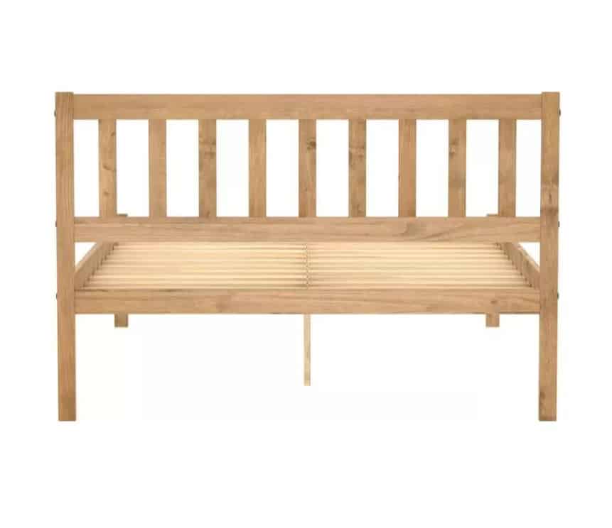 4ft Lisbon Bedframe - Waxed Pine - Image 8