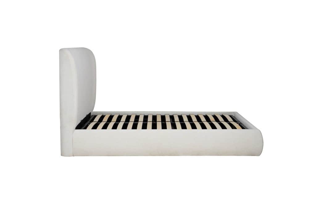 4ft6 Lanis Ottoman Bedframe - Cream - Image 12