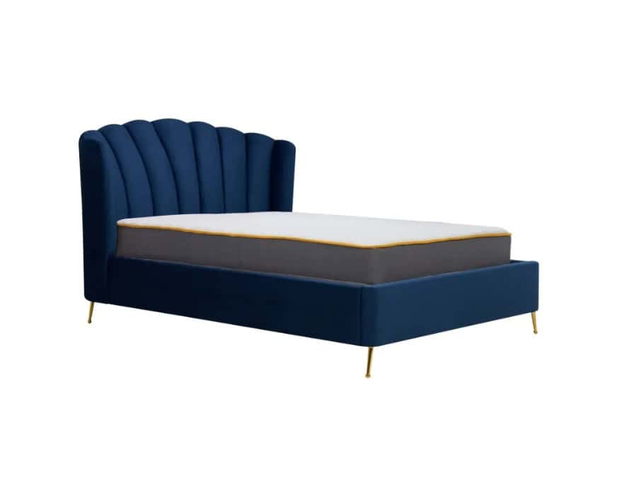 5ft Lottie Ottoman Bedframe - Midnight Blue - Image 7
