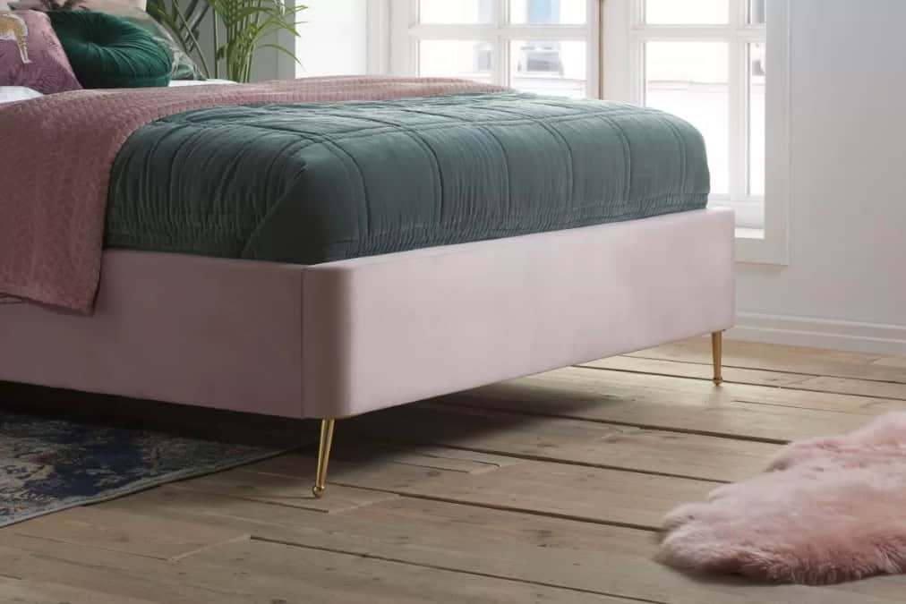 5ft Lottie Ottoman Bedframe - Pink - Image 4