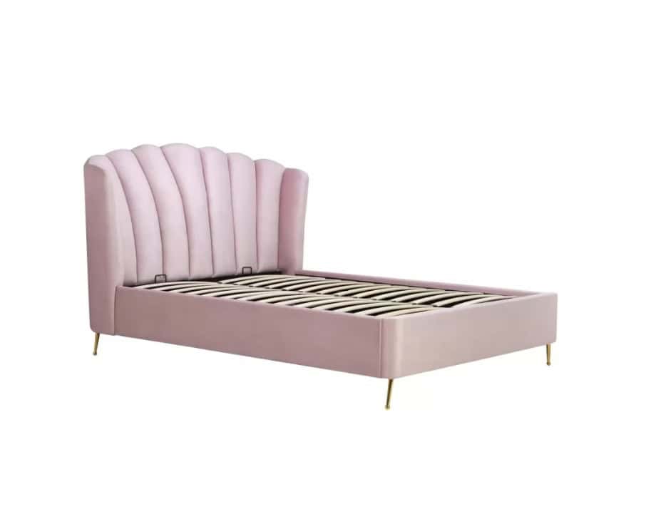 5ft Lottie Ottoman Bedframe - Pink - Image 8