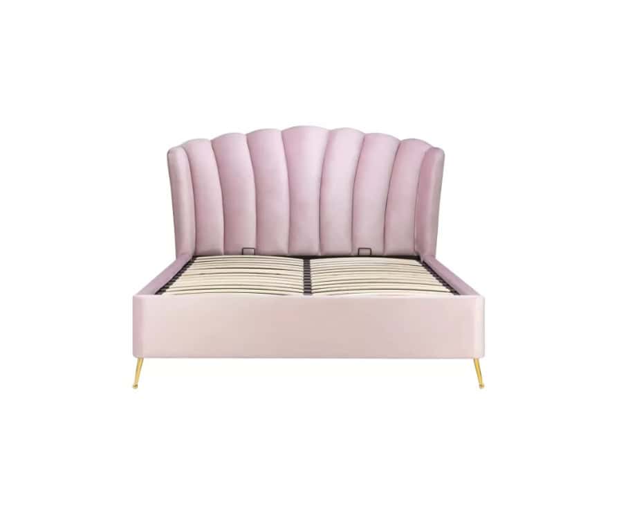 5ft Lottie Ottoman Bedframe - Pink - Image 9