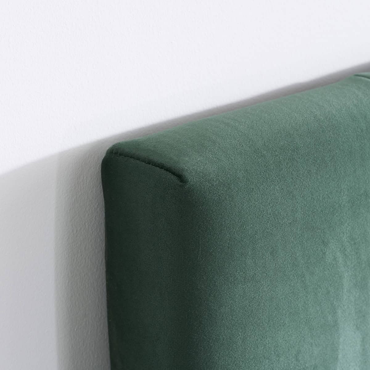 Loxley 4ft6 Bedframe - Green Velvet - Image 4