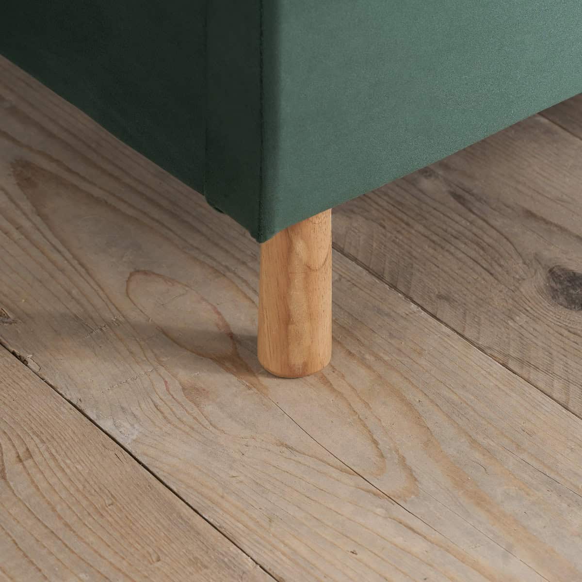 Loxley 4ft6 Bedframe - Green Velvet - Image 6