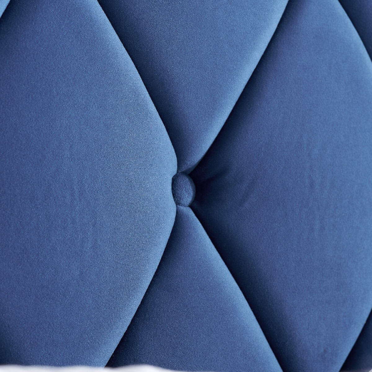 Loxley 4ft Ottoman Bedframe - Blue Velvet - Image 4