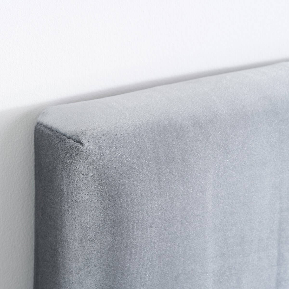 Loxley 4ft6 Bedframe - Grey Velvet - Image 4