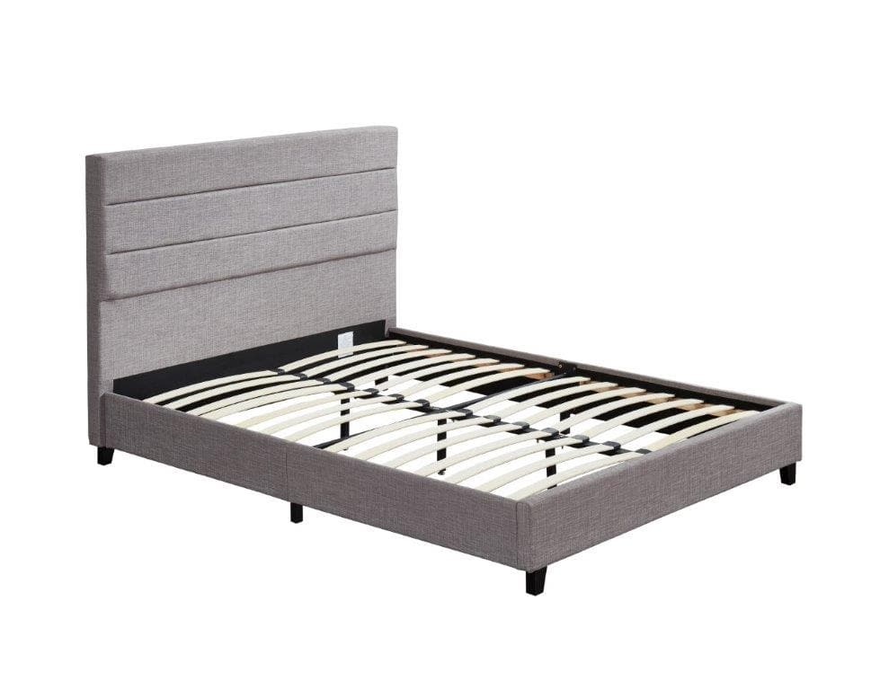 Lucas 4ft6 Bedframe - Grey - Image 4