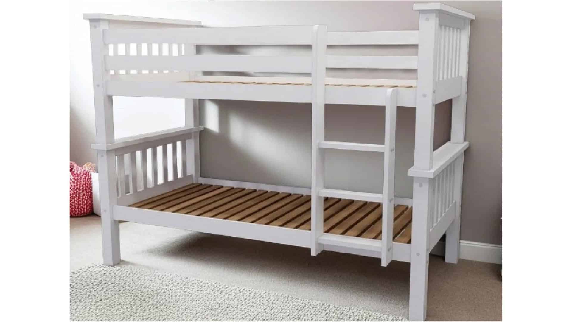 Lucca Adults Bunk Bed - White - Image 2