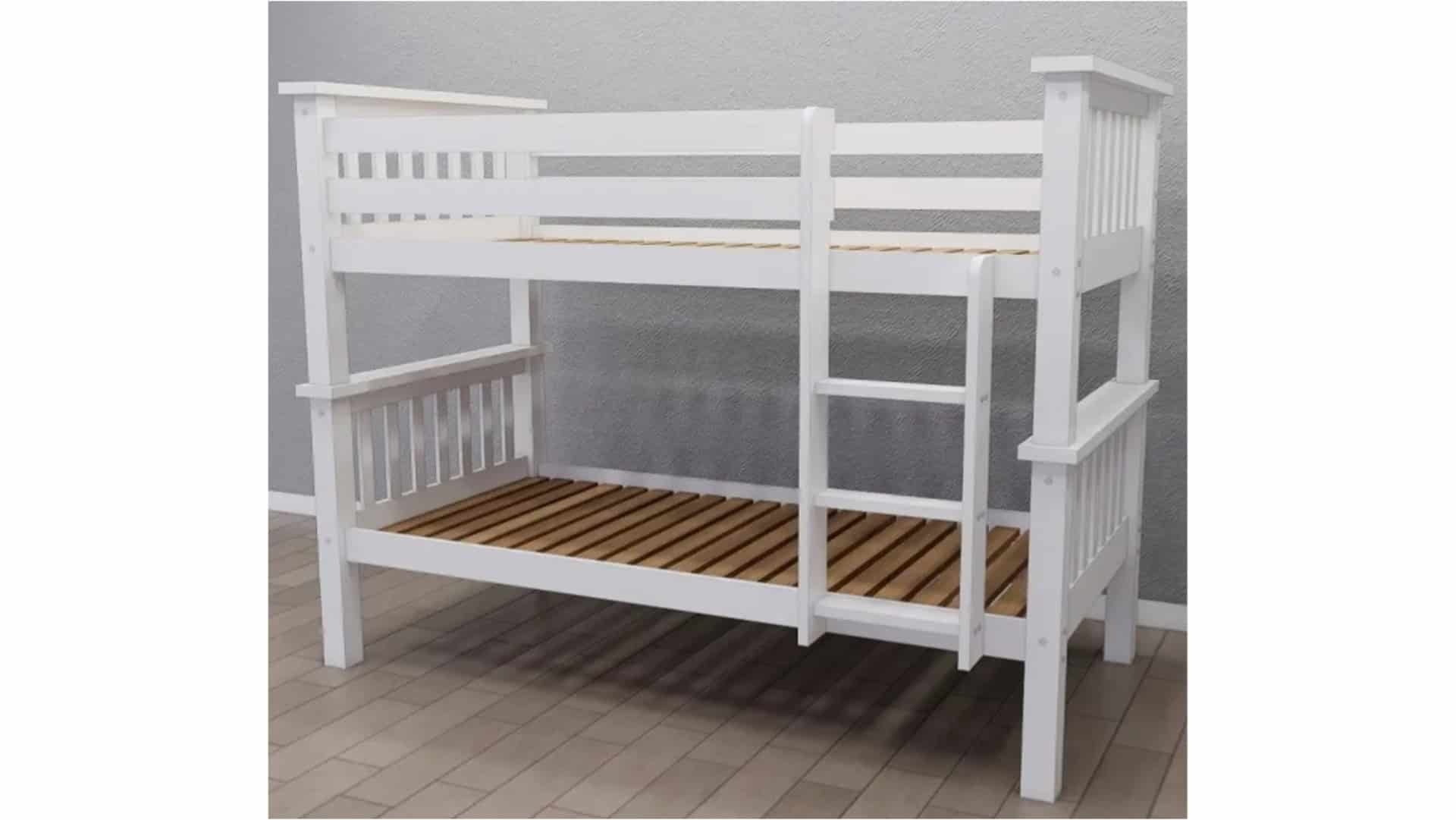 Lucca Adults Bunk Bed - White - Image 3