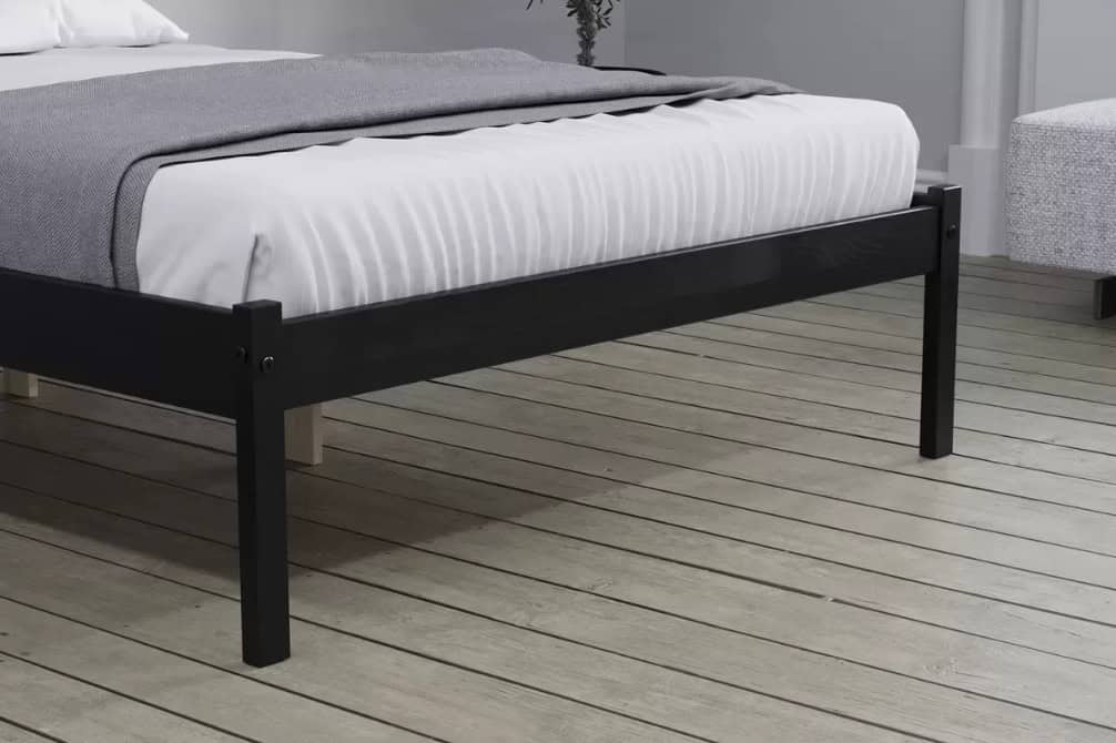4ft Luka Bedframe - Black - Image 3
