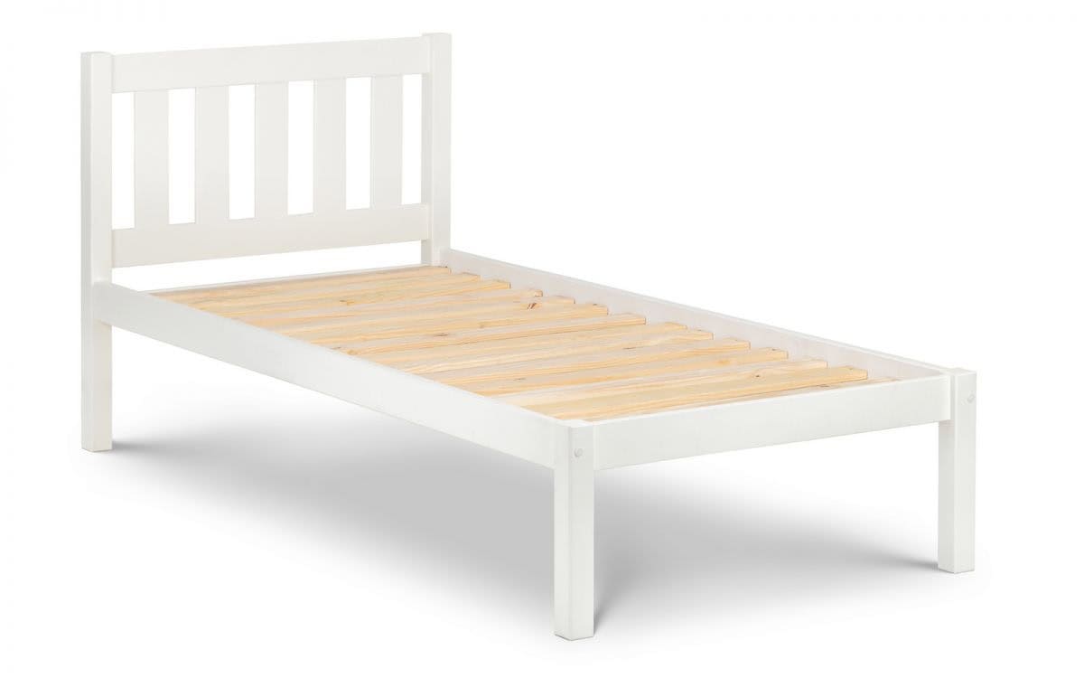 4ft6 Deluna Bedframe - Surf White - Image 3