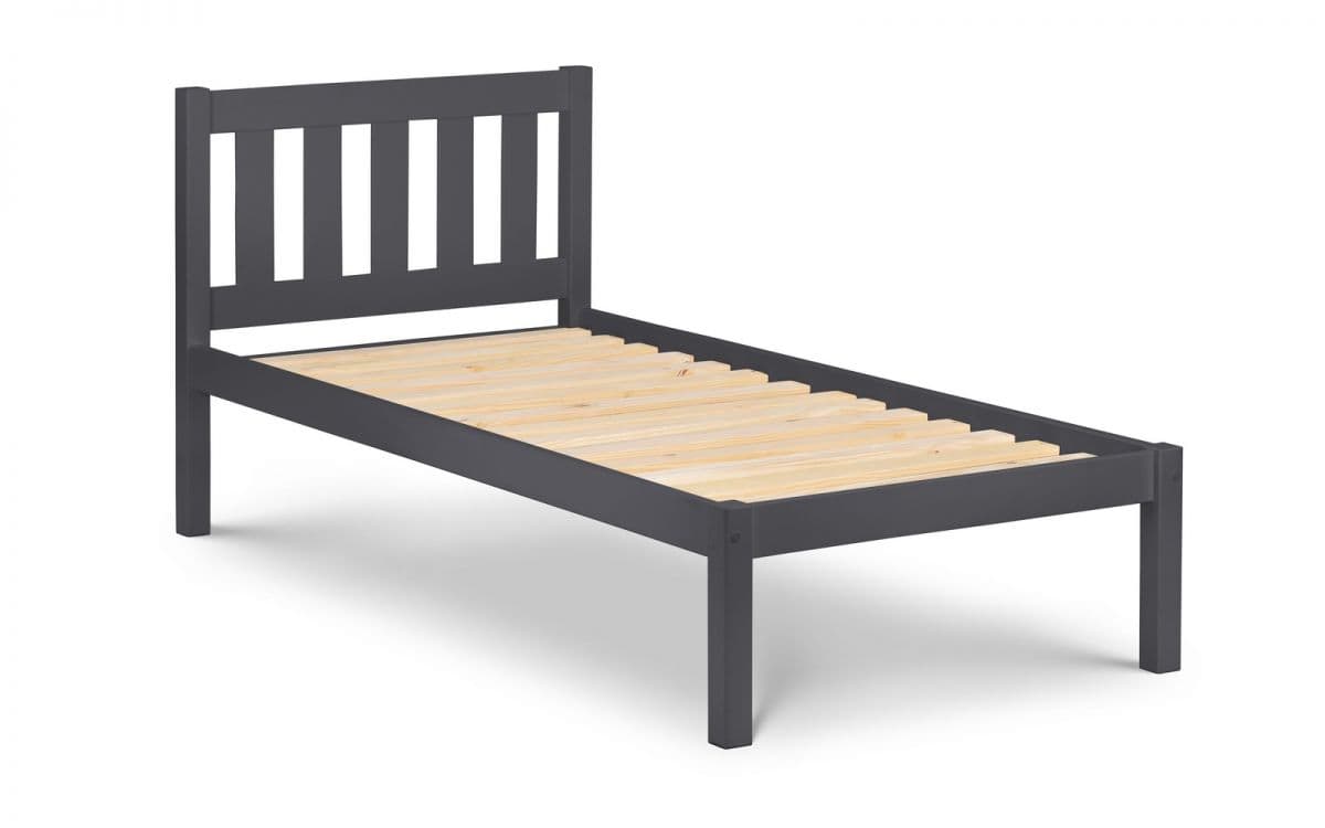 4ft6 Deluna Bedframe - Anthracite - Image 3