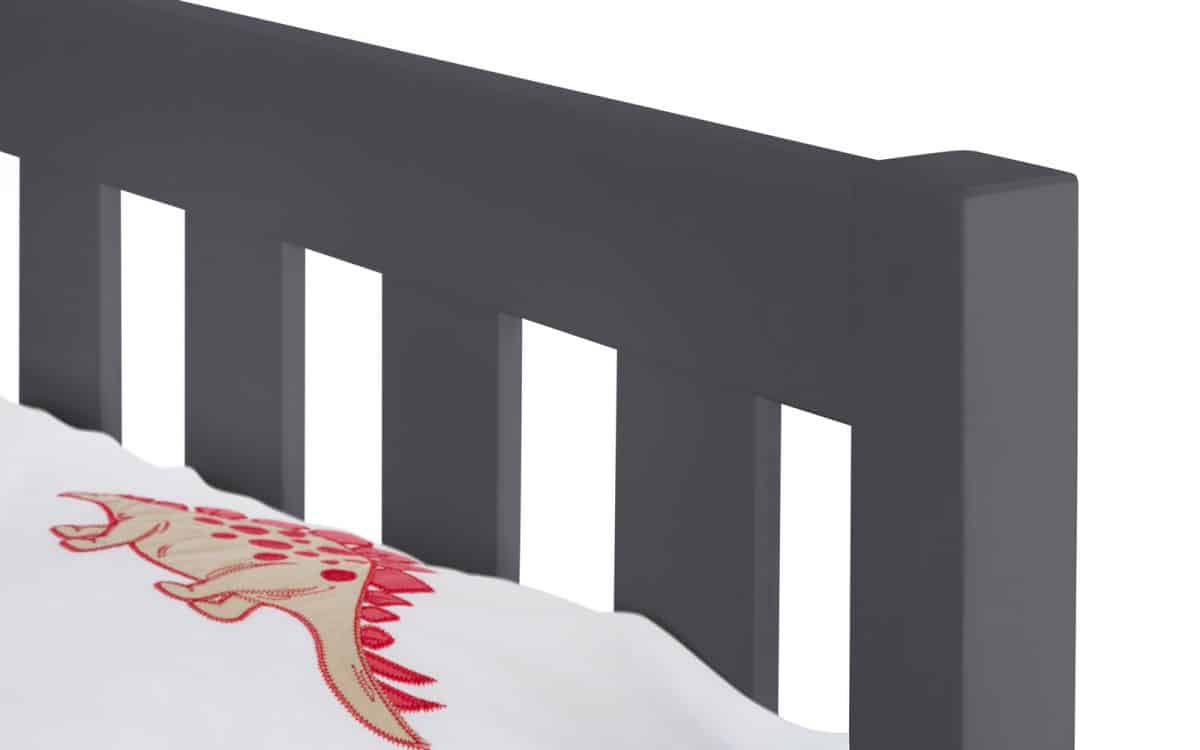 4ft6 Deluna Bedframe - Anthracite - Image 5