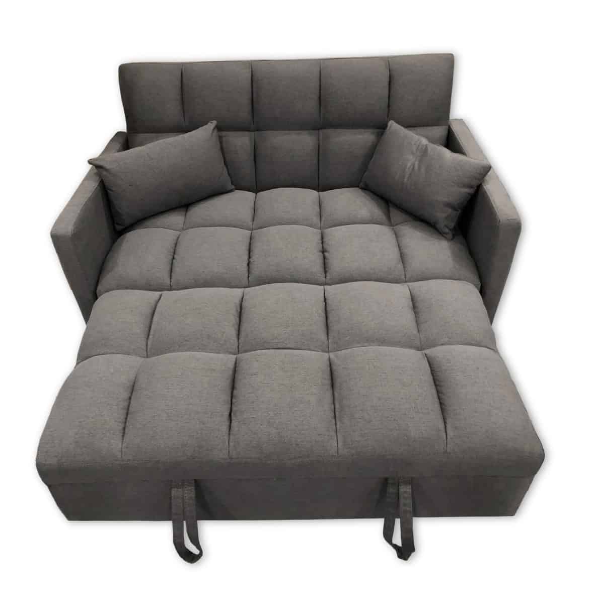 Honey B Luna Sofa Bed - Grey - Image 10