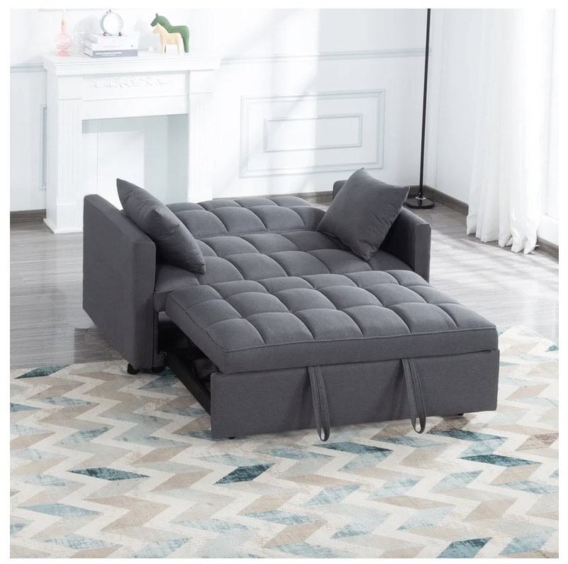 Honey B Luna Sofa Bed - Grey - Image 3