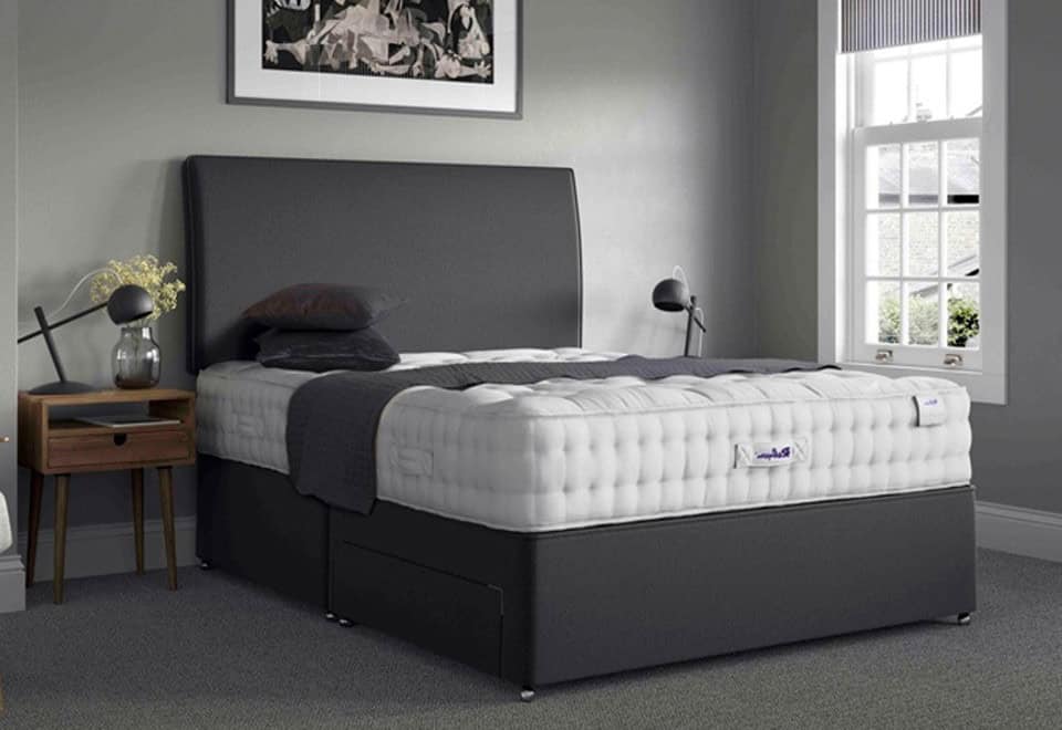 Relyon 4ft Luxury Wool Divan Bed Set