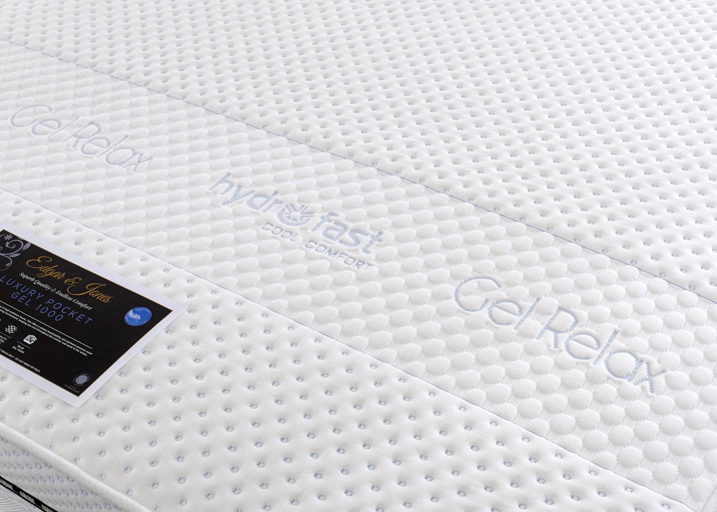 Edgar & Jones 2ft6 Luxury Pocket Gel 1000 Mattress - Image 3