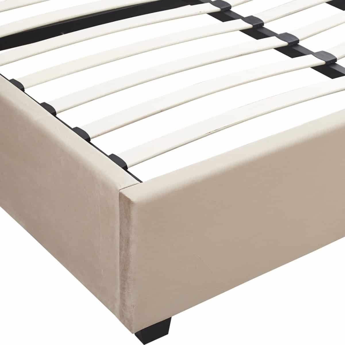 Madison 5ft Ottoman Bedframe - Fawn Velvet - Image 7
