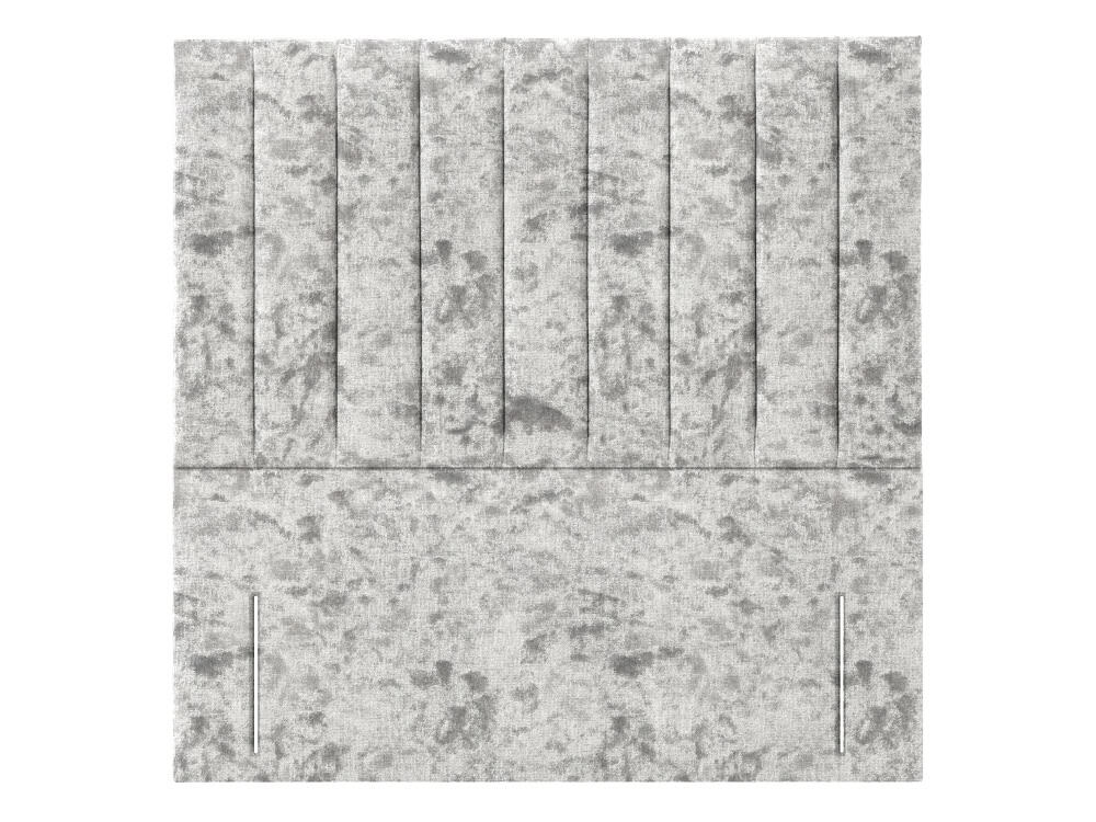 Apollo 4ft Madrid Headboard – Glitz Silver