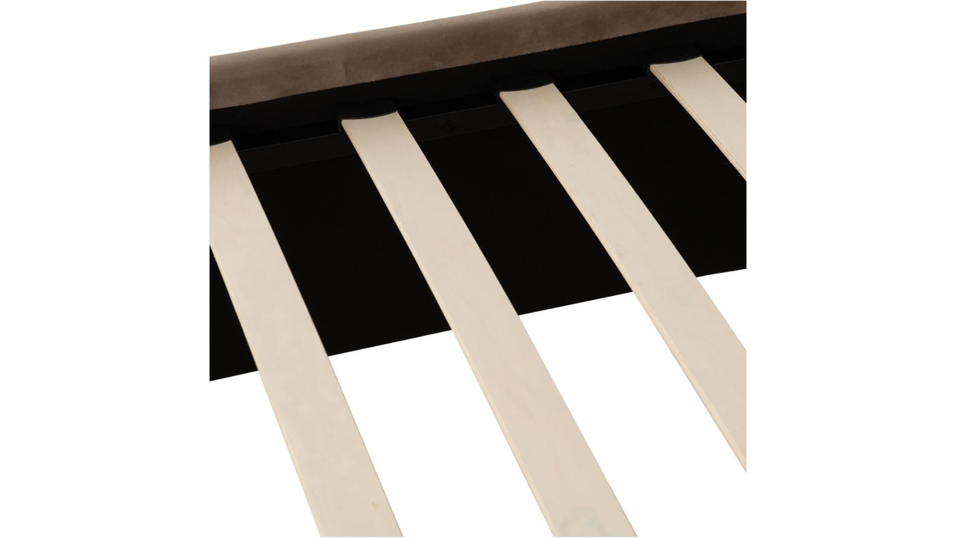 Maine 5ft Bedframe - Taupe Velvet - Image 7