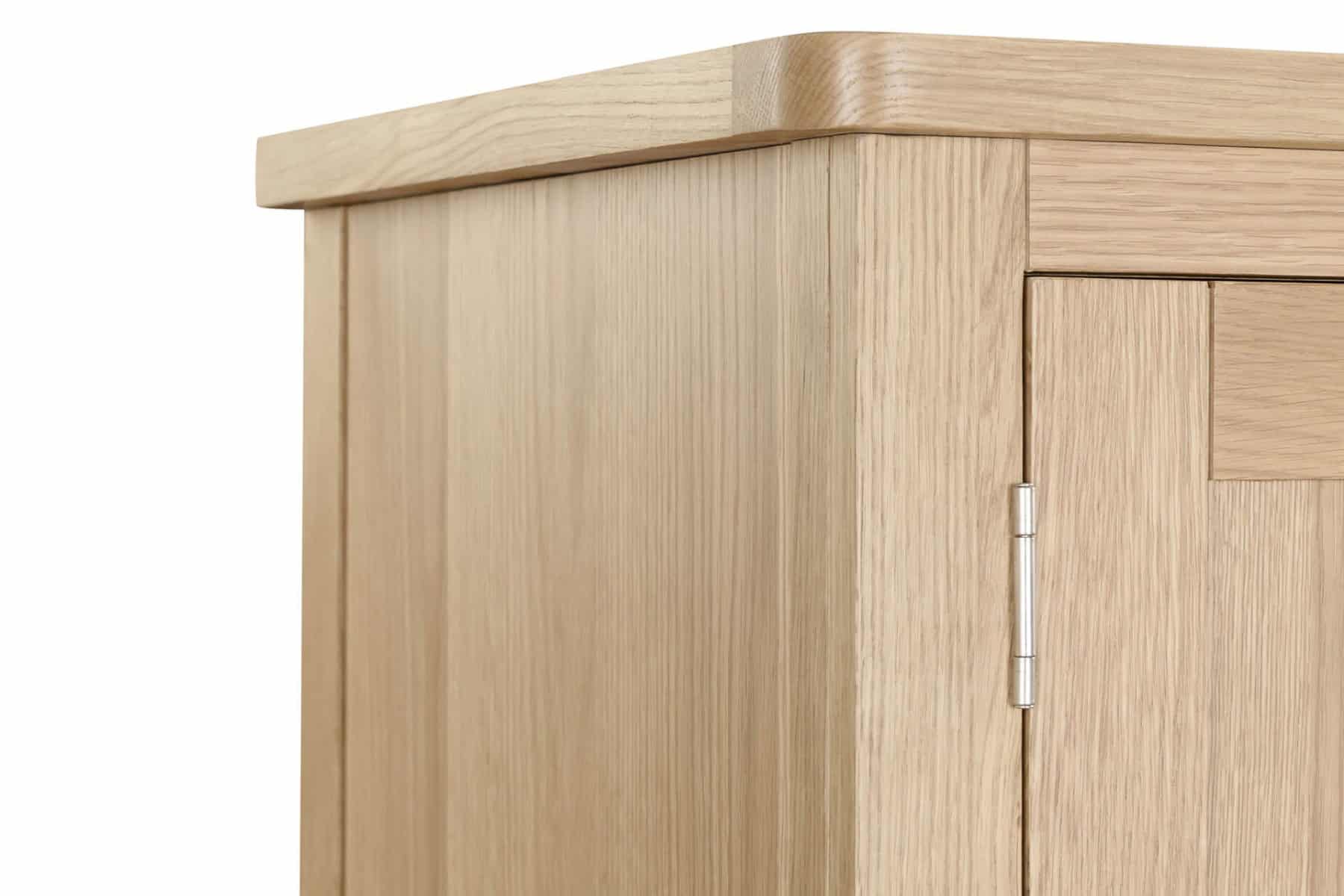 Marsden 2 Door Wardrobe - Oak - Image 4