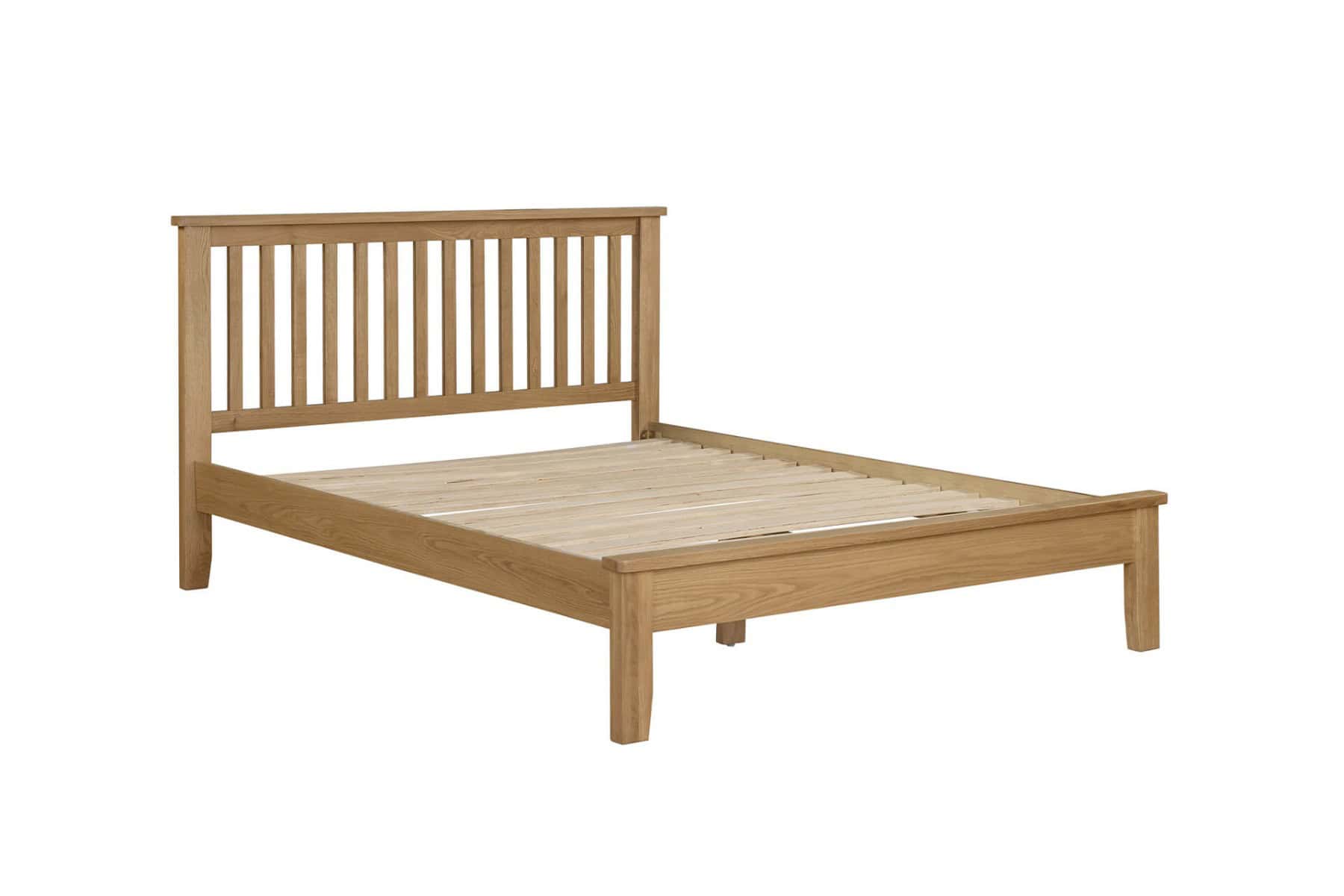 Marsden 4ft6 Bedframe - Oak - Image 2