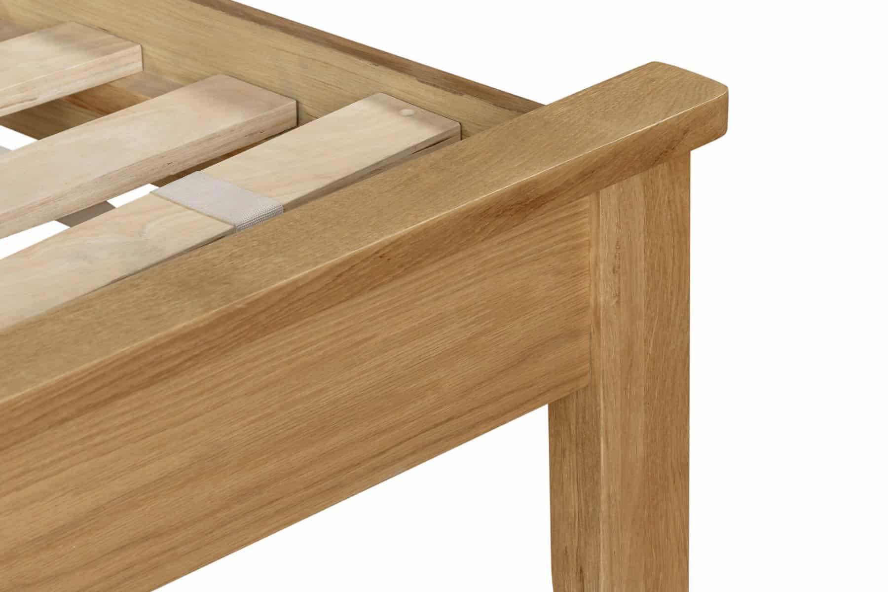 Marsden 5ft Bedframe - Oak - Image 4