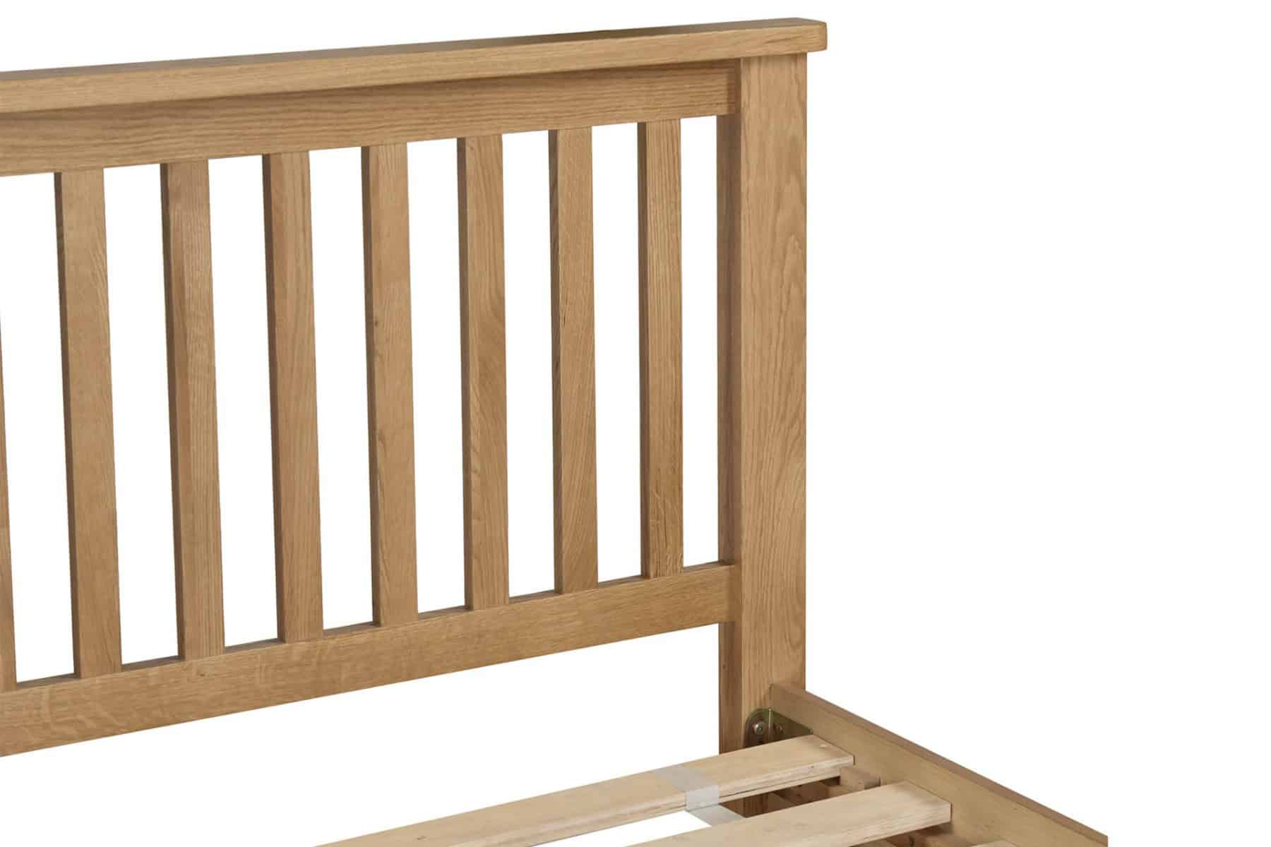 Marsden 3ft Bedframe - Oak - Image 3