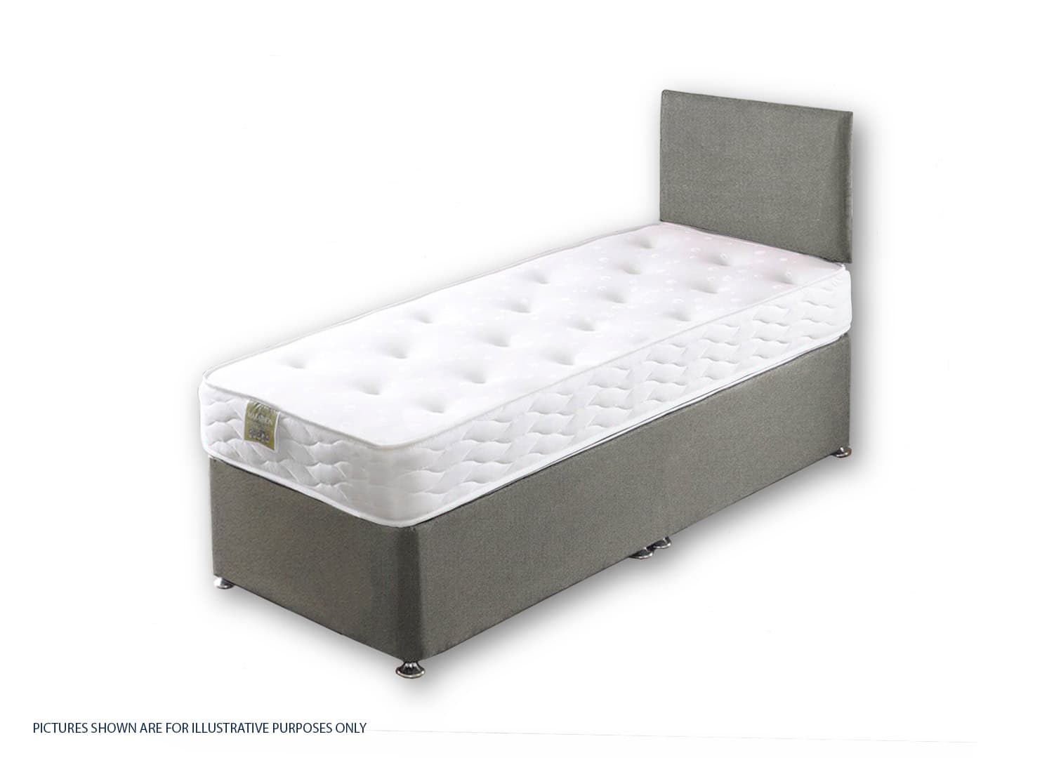 Apollo 3ft Marathon Memory Divan Set (With Headboard)