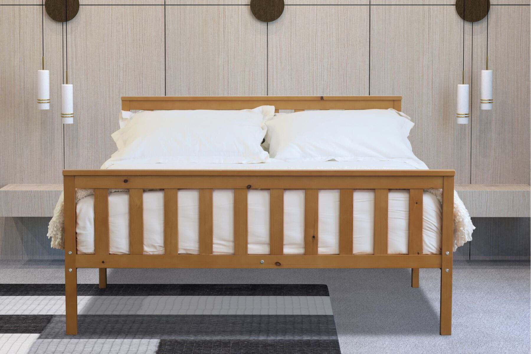 Flintshire 5ft Marnel Bedframe - Natural Oak - Image 2