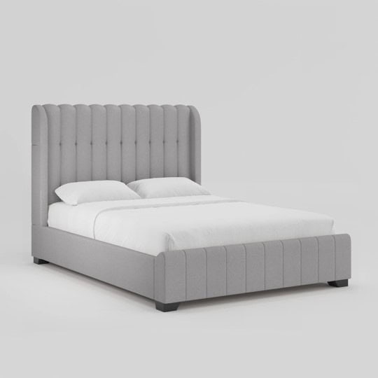 Megan 5ft Bedframe - Grey - Image 3