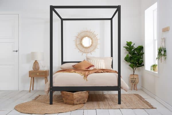 150cm Mercia Bed – Black - Image 2