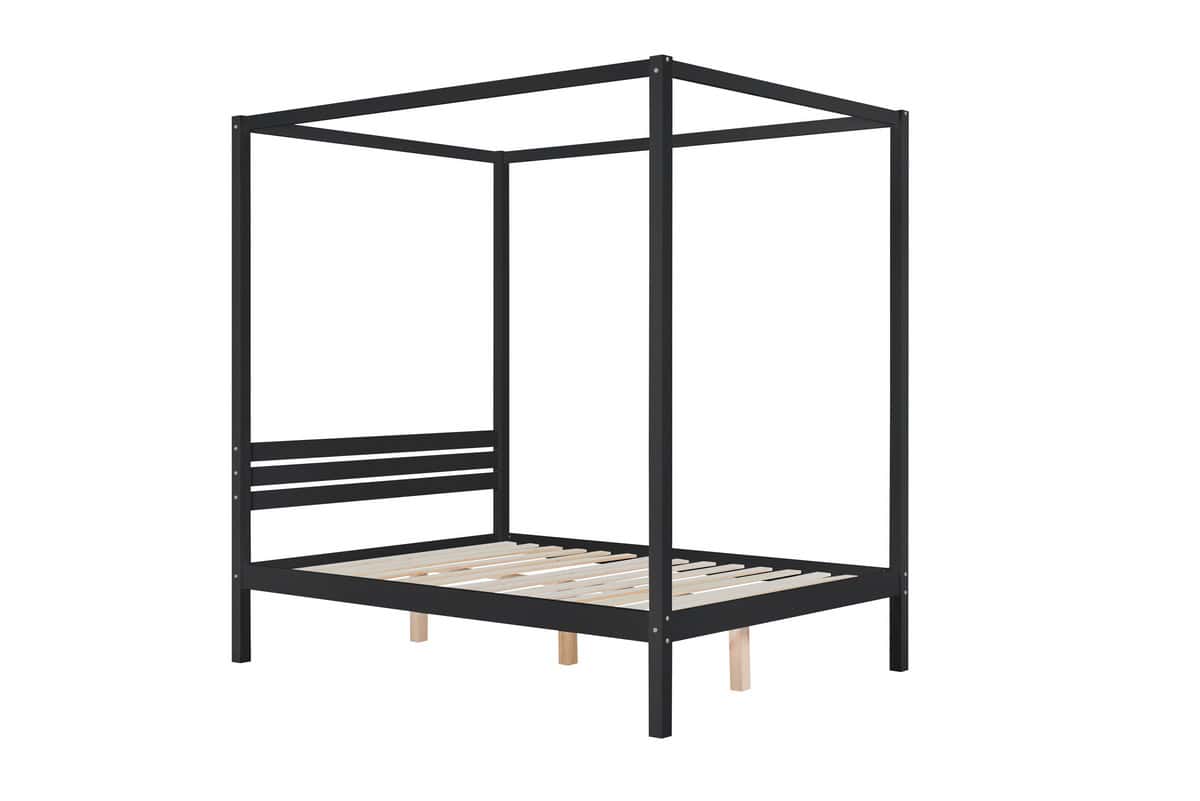 150cm Mercia Bed – Black - Image 4