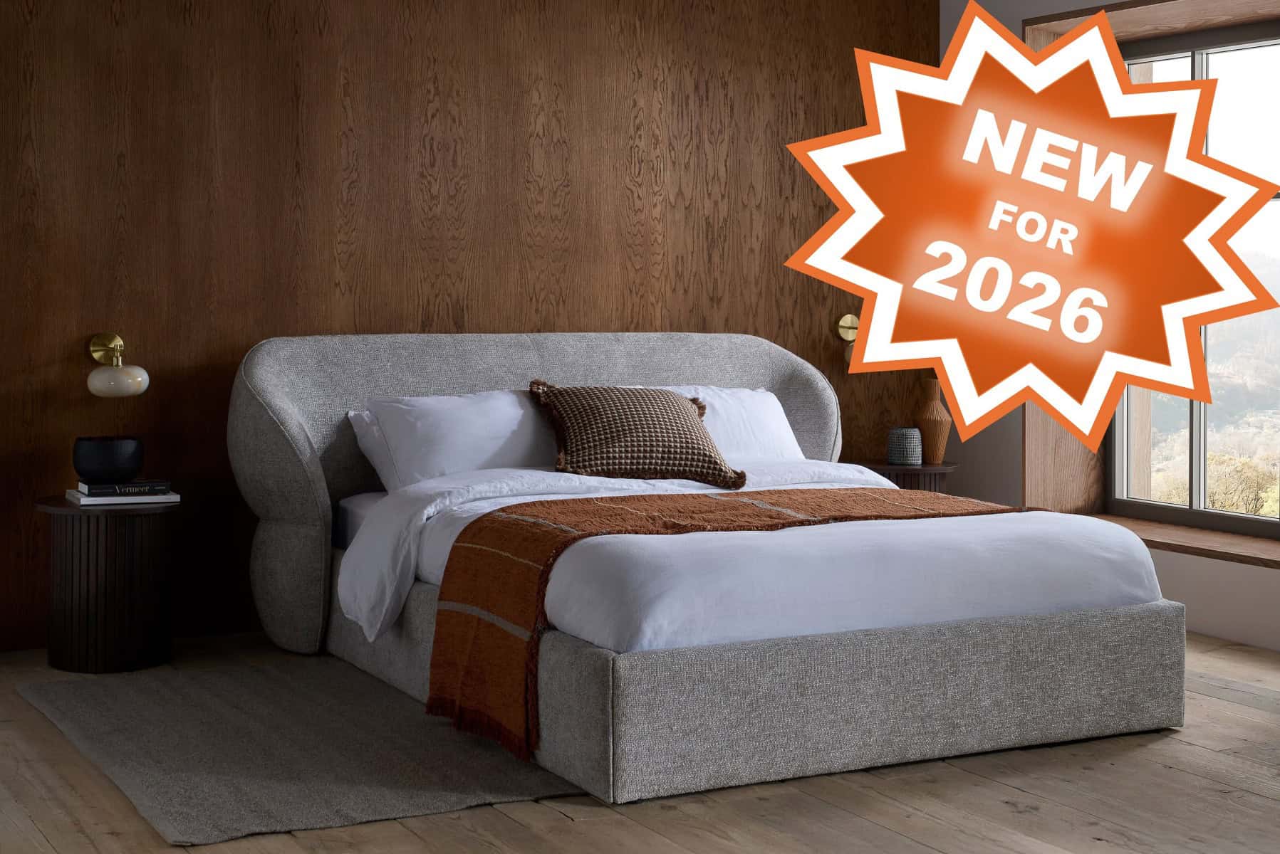 5ft Milan Bedframe - Grey - Image 12