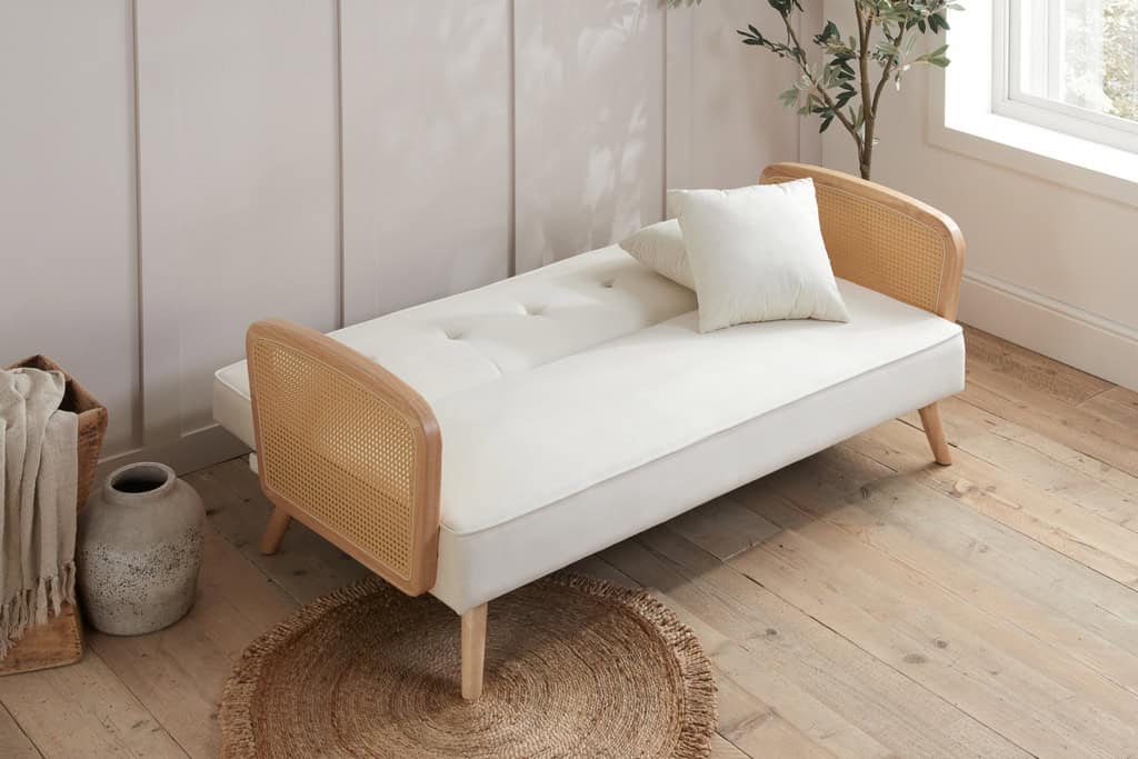 Mila Sofa Bed - White - Image 3