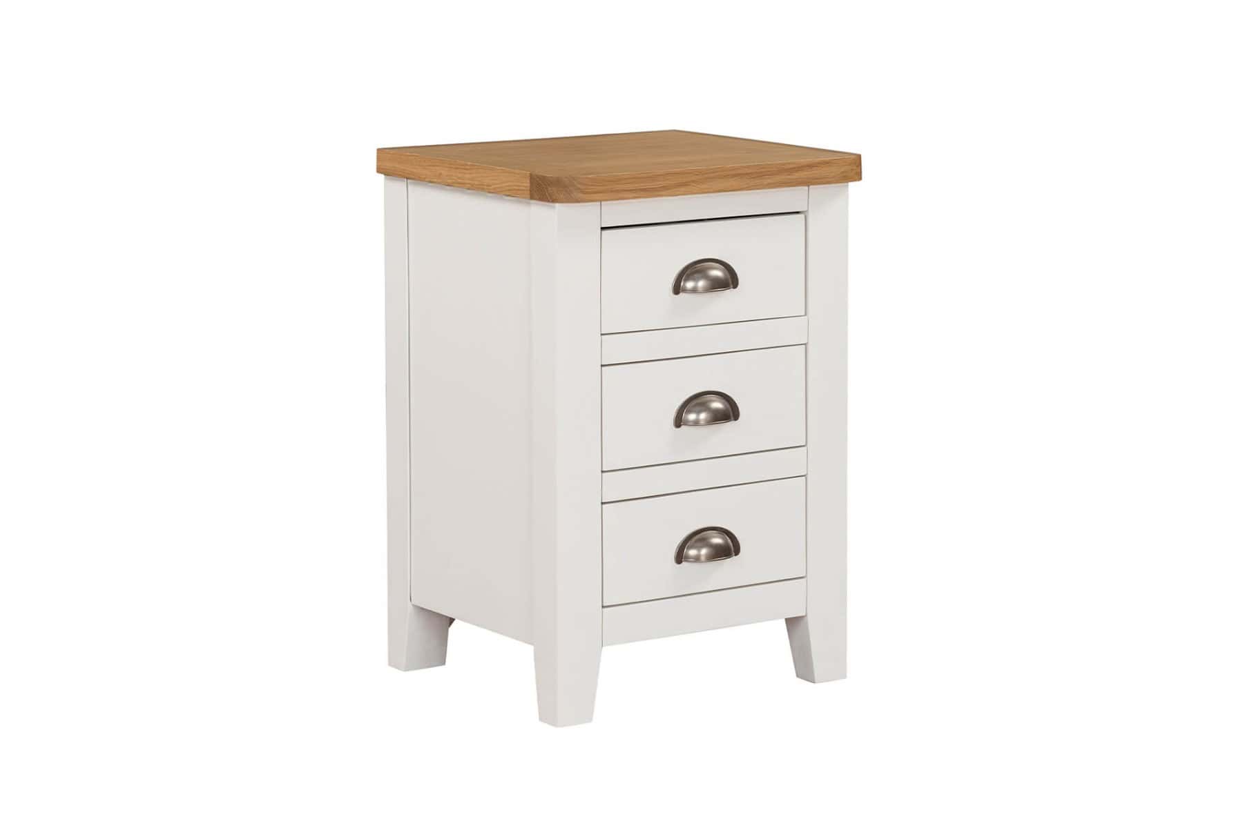 Mellor 3 Drawer Bedside – Cashmere
