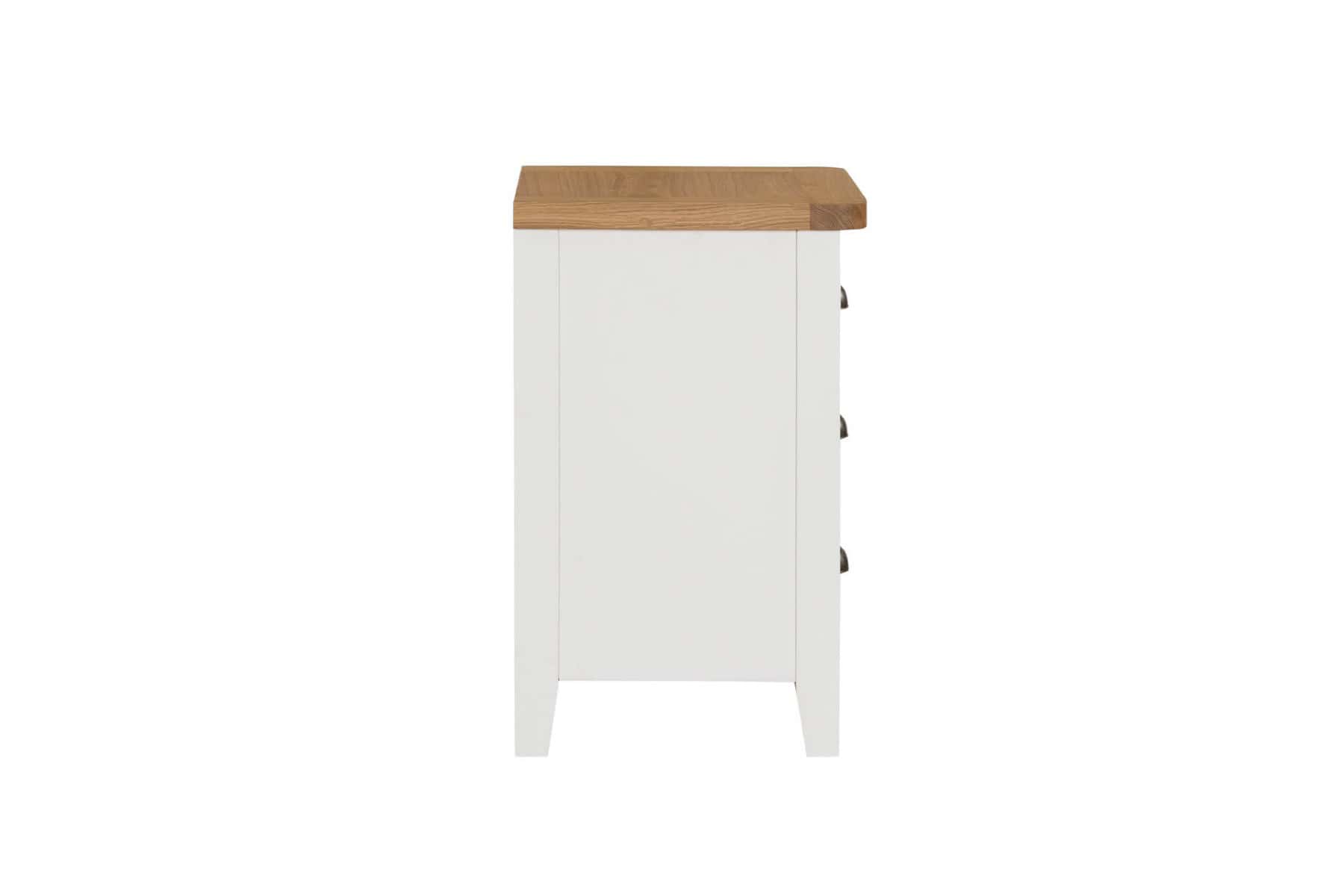 Mellor 3 Drawer Bedside - Cashmere - Image 9