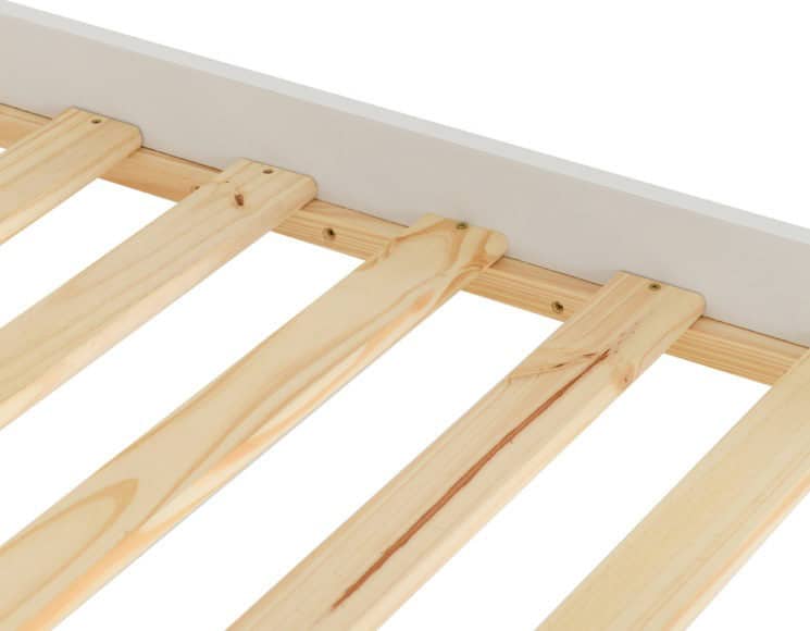 Monaco 5ft Low End Bedframe - White - Image 6