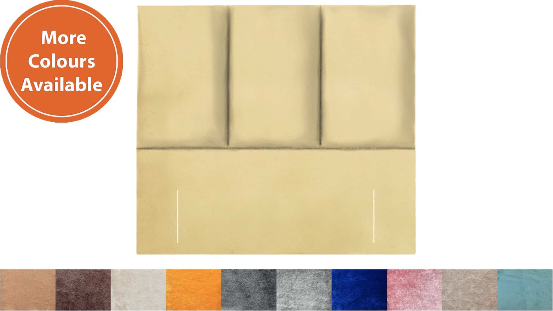 Apollo 4ft6 Monaco Headboard in Velvet Fabric