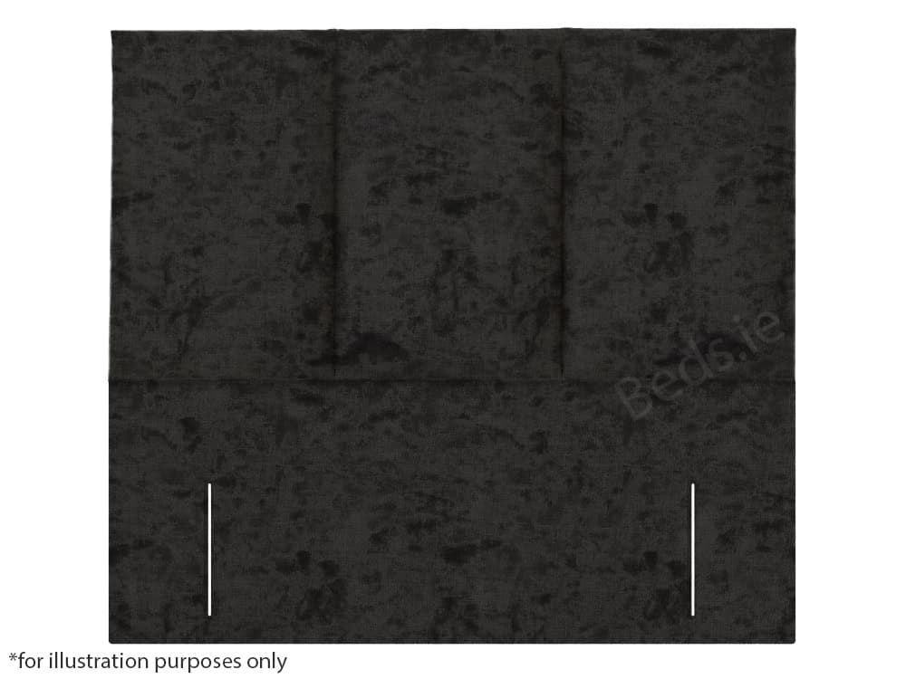 Apollo 4ft6 Monaco Headboard – Glitz Black